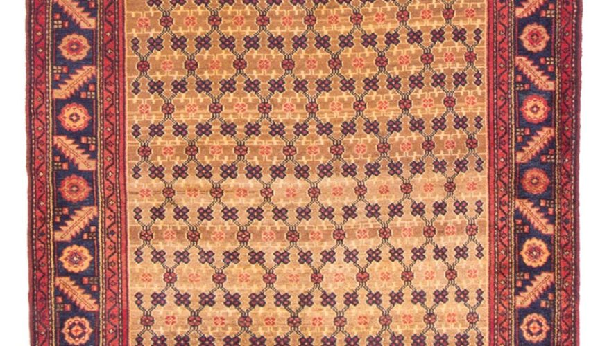 قالیچه همدان زیبایی شناسی